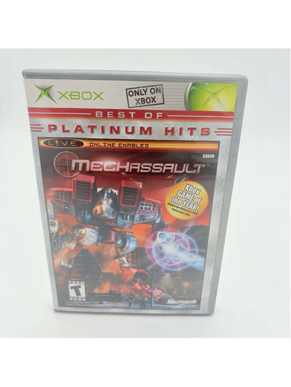 MechAssault Xbox 2002 Original Microsoft Game Tested Authentic Complete